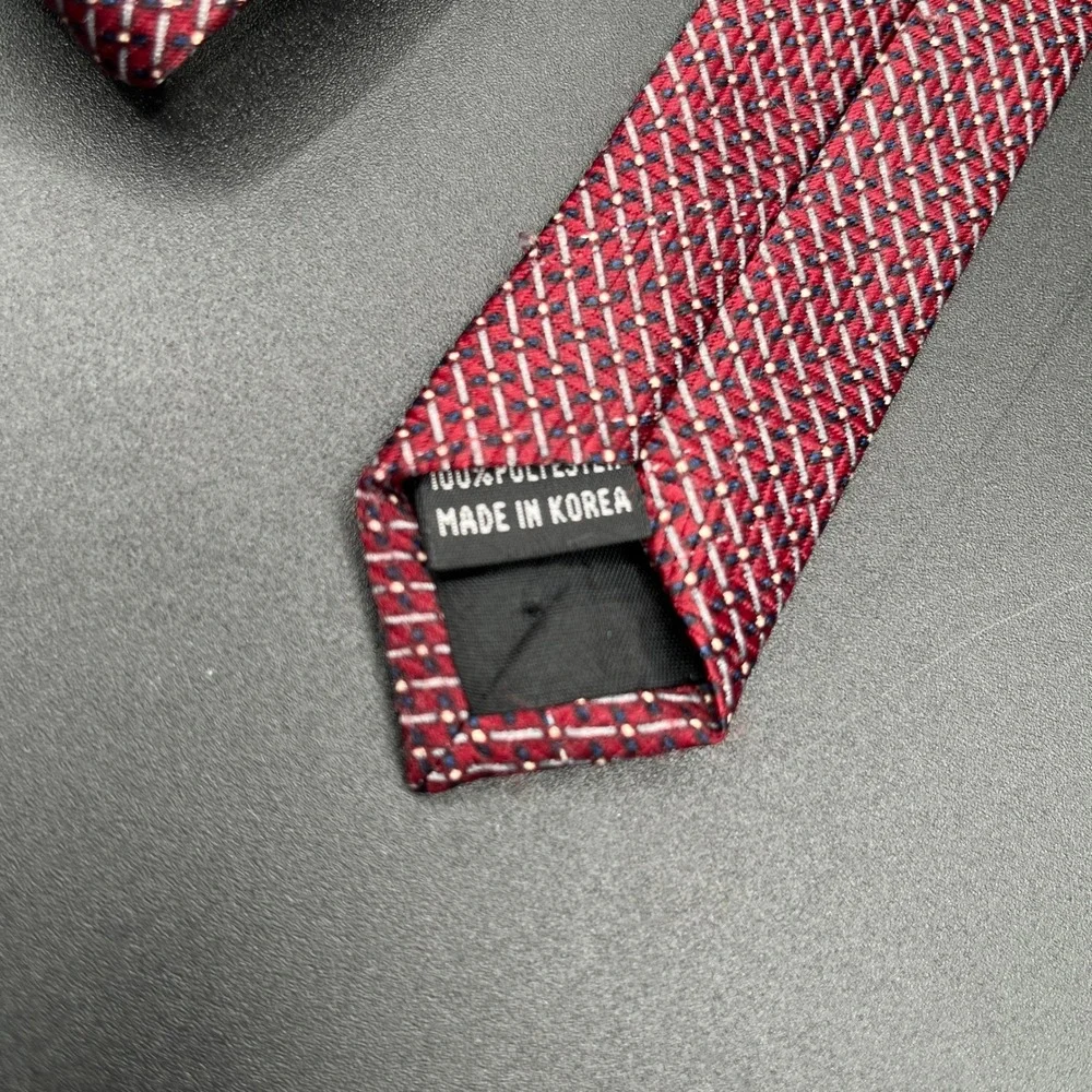 Set of 3 Mens Neck Ties Blue Burgundy Tommy Hilfiger English Laundry Umo Lorenzo